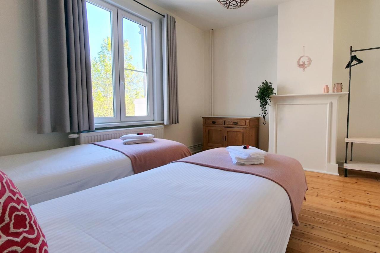 Вилла Trendy, Authentieke Woning Met Groot Terras En Tuin Брюгге Экстерьер фото