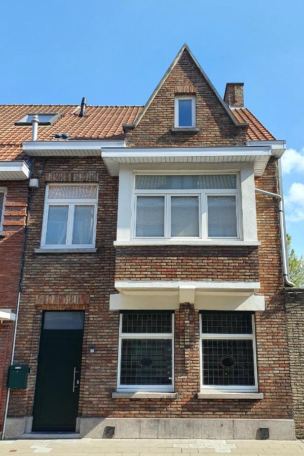 Вилла Trendy, Authentieke Woning Met Groot Terras En Tuin Брюгге Экстерьер фото